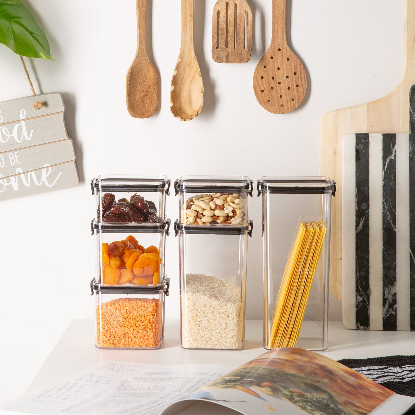 1.8L Airtight Plastic Food Storage Container