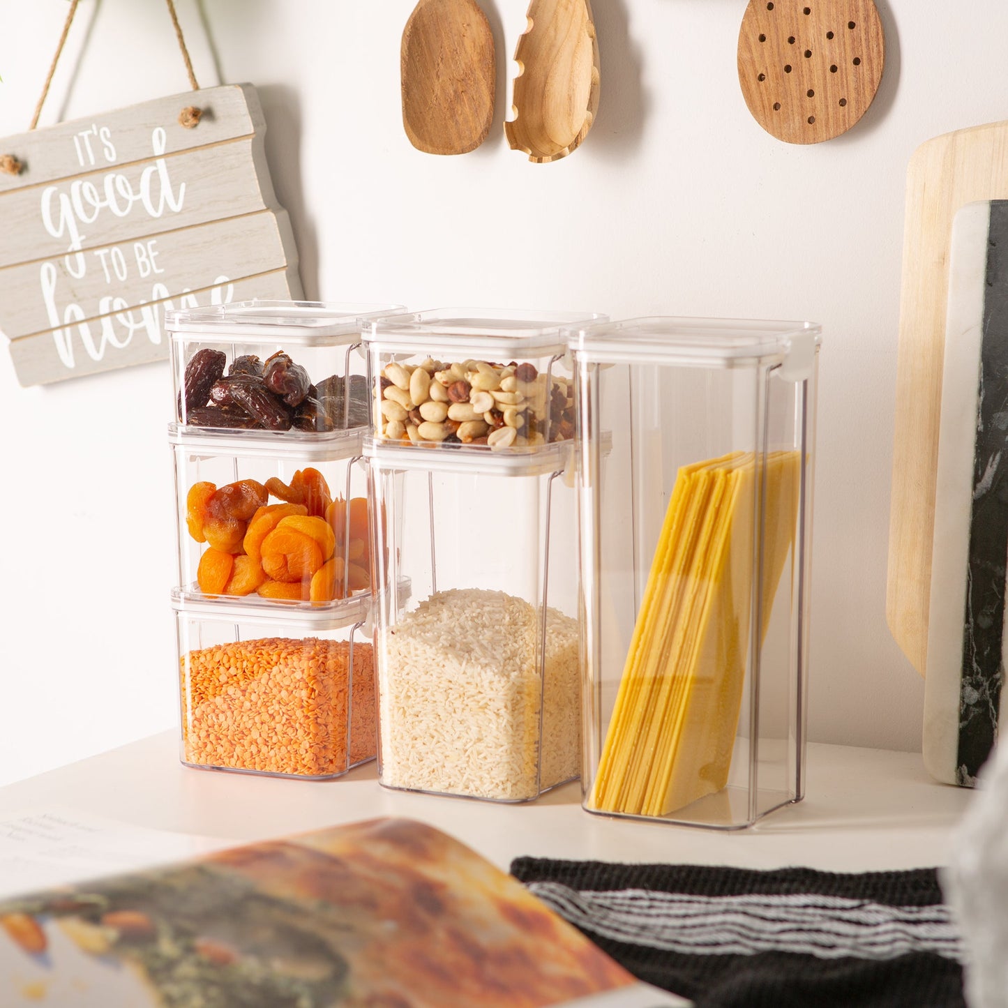 1.8L Airtight Plastic Food Storage Container