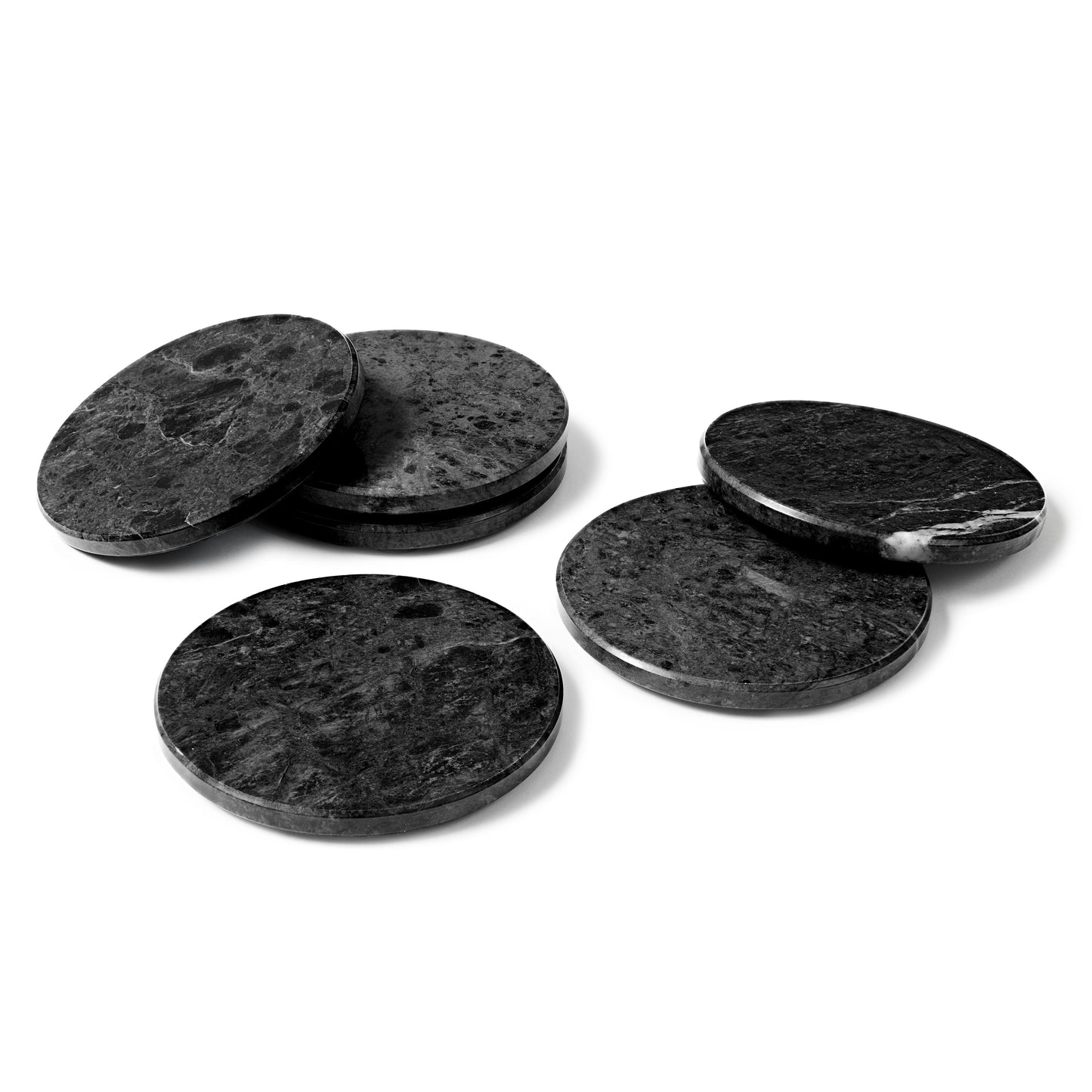 Round Marble Coasters - Pack of Six