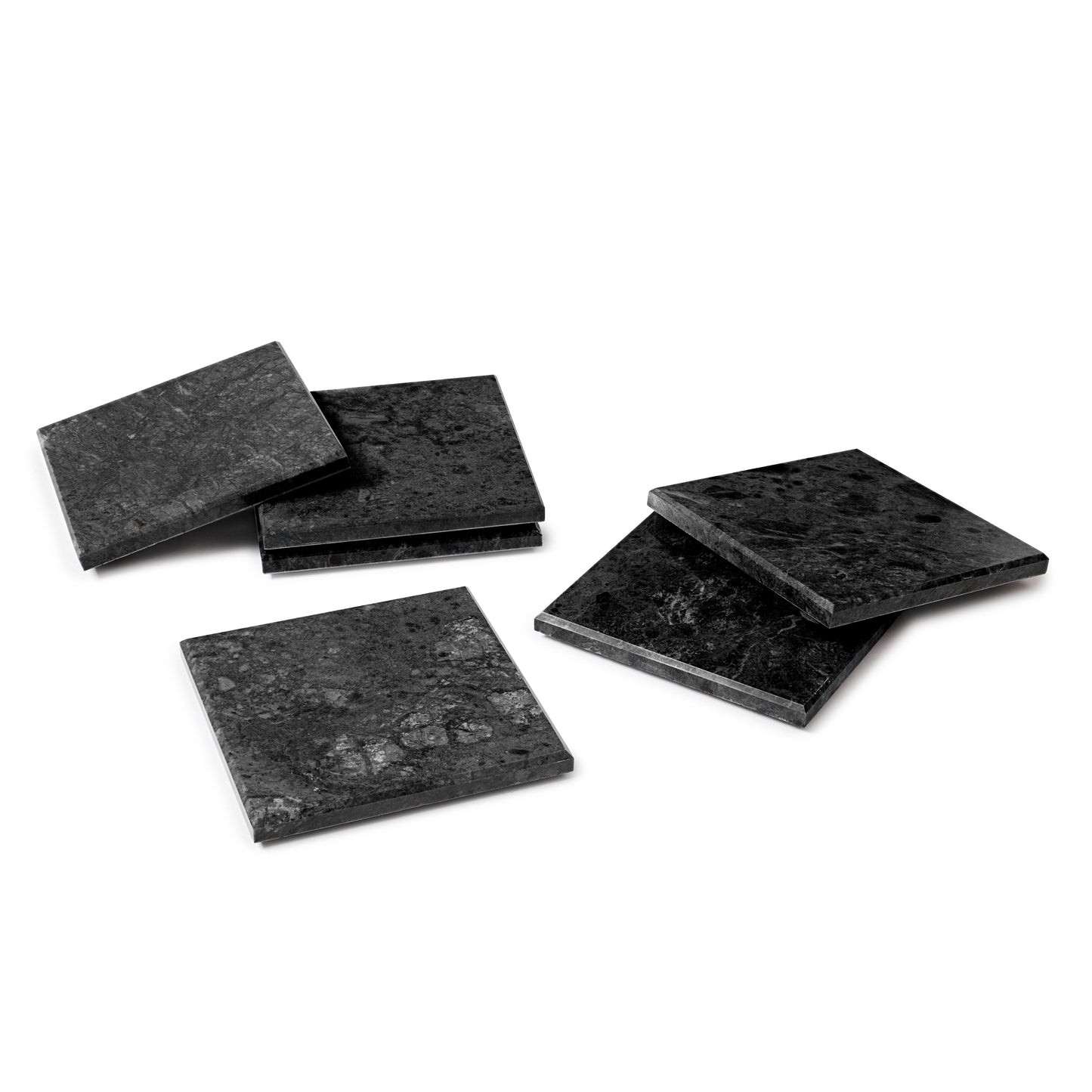 Square Marble Coasters - Pack of Six