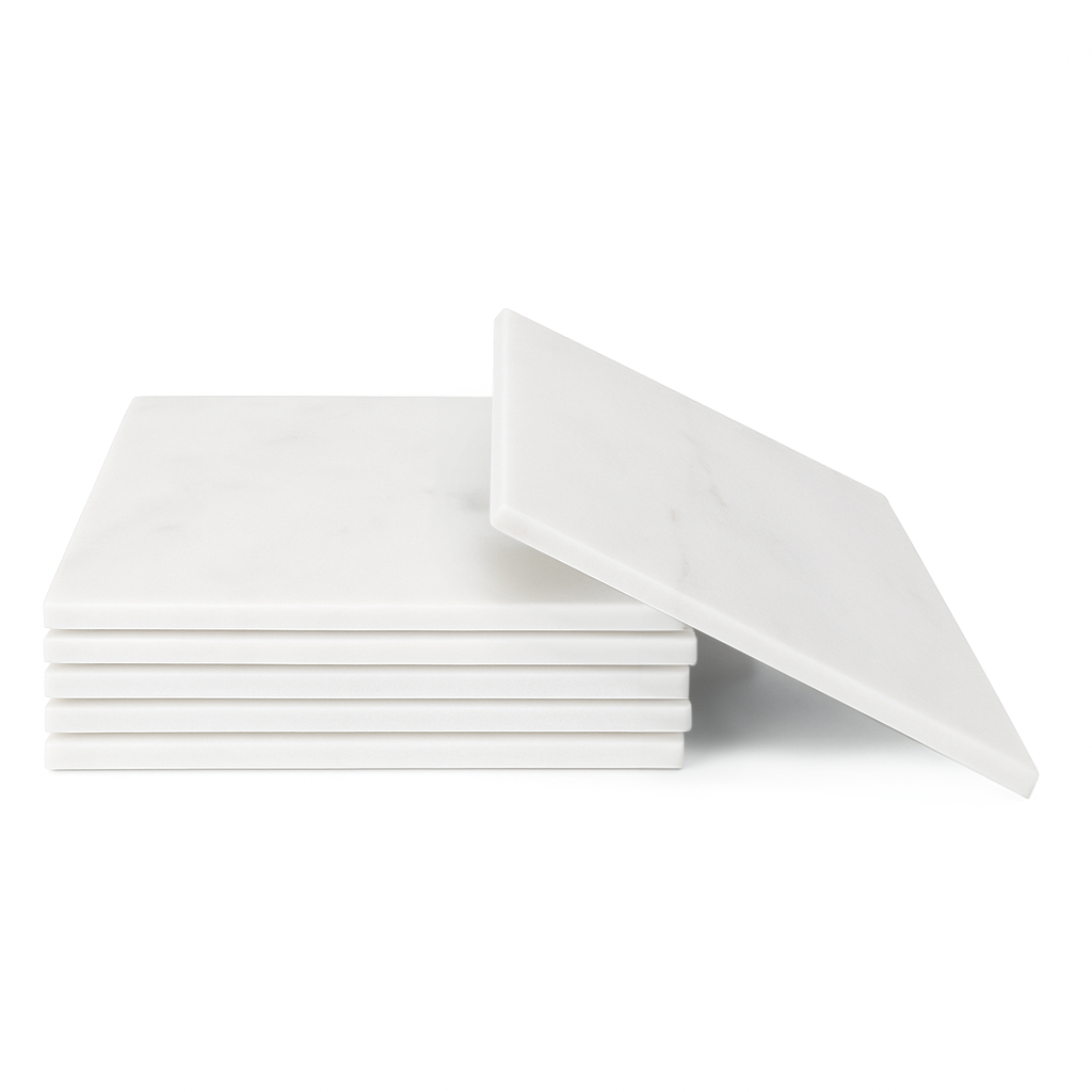 Rectangle Marble Placemats - 30cm x 20cm - Pack of Six