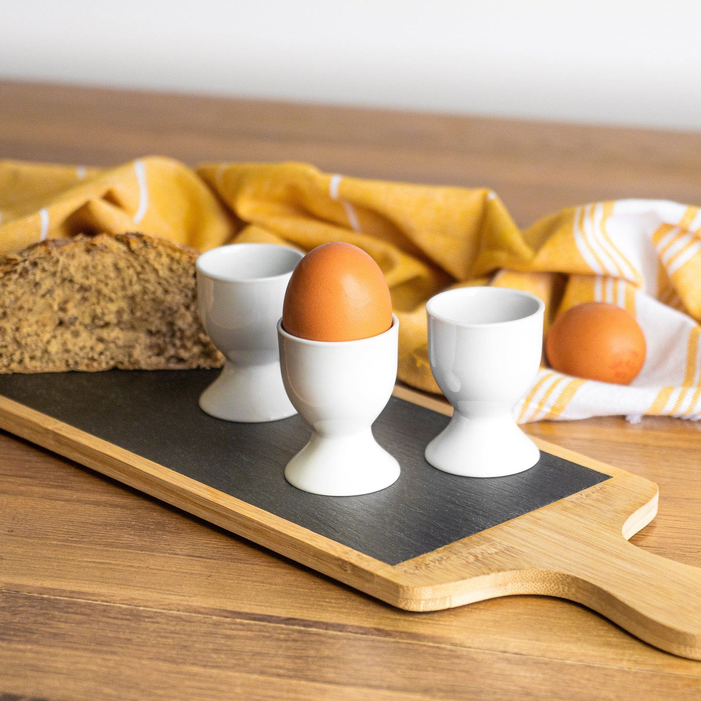 Coloured Stoneware Egg Cups - Pack of Six