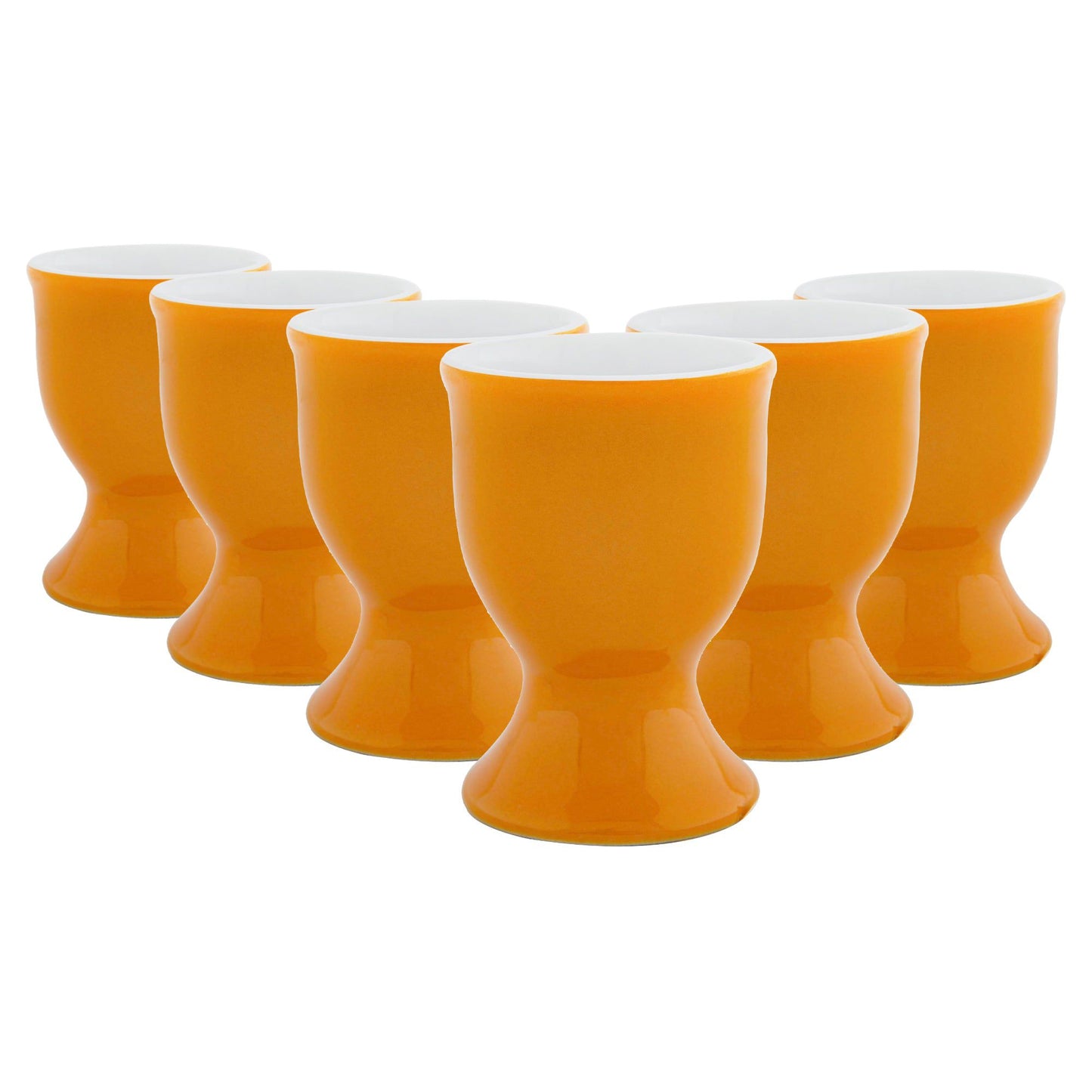 Coloured Stoneware Egg Cups - Pack of Six