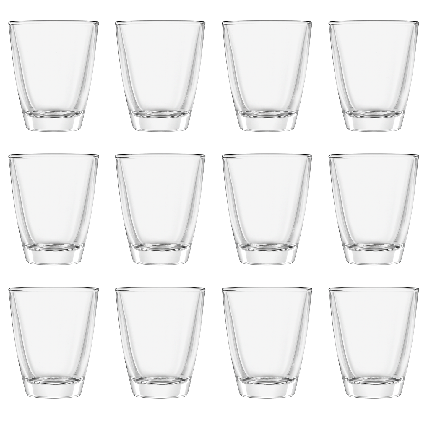 30ml Wide Shot Glasses - Pack of 12