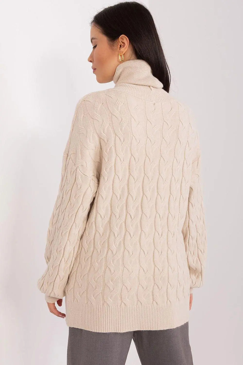 AT long sleeve turtleneck sweater