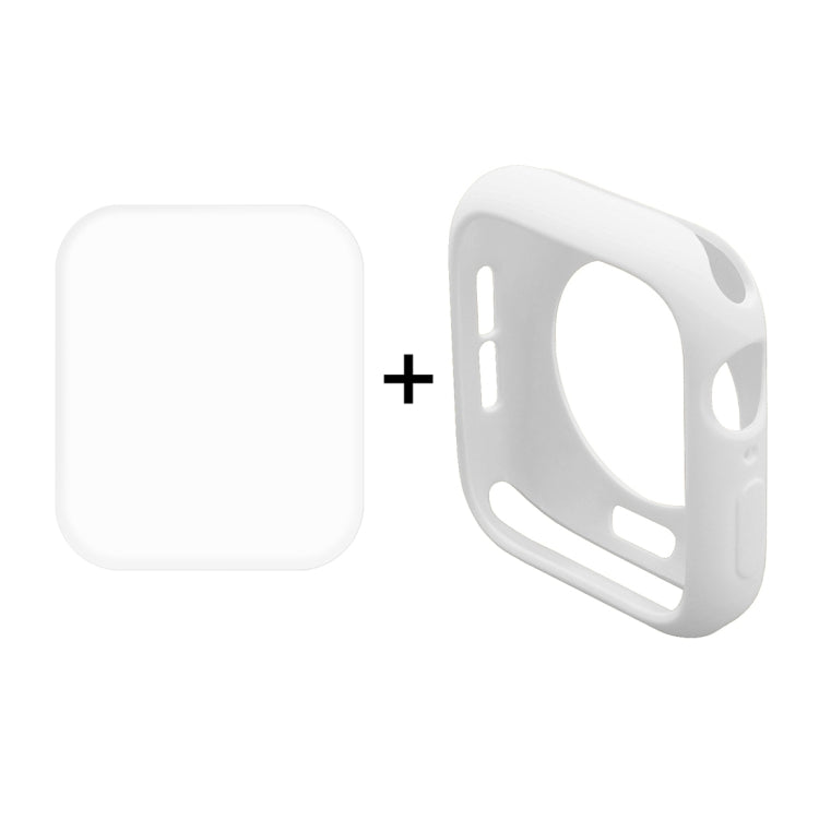 ENKAY Hat-Prince 2 in 1 TPU Semi-clad Protective Shell + 3D Full Screen PET Curved Heat Bending HD Screen Protector for Apple Watch Series 6 / 5 / 4 / SE3 / 2 / 1 40mm, 40mm