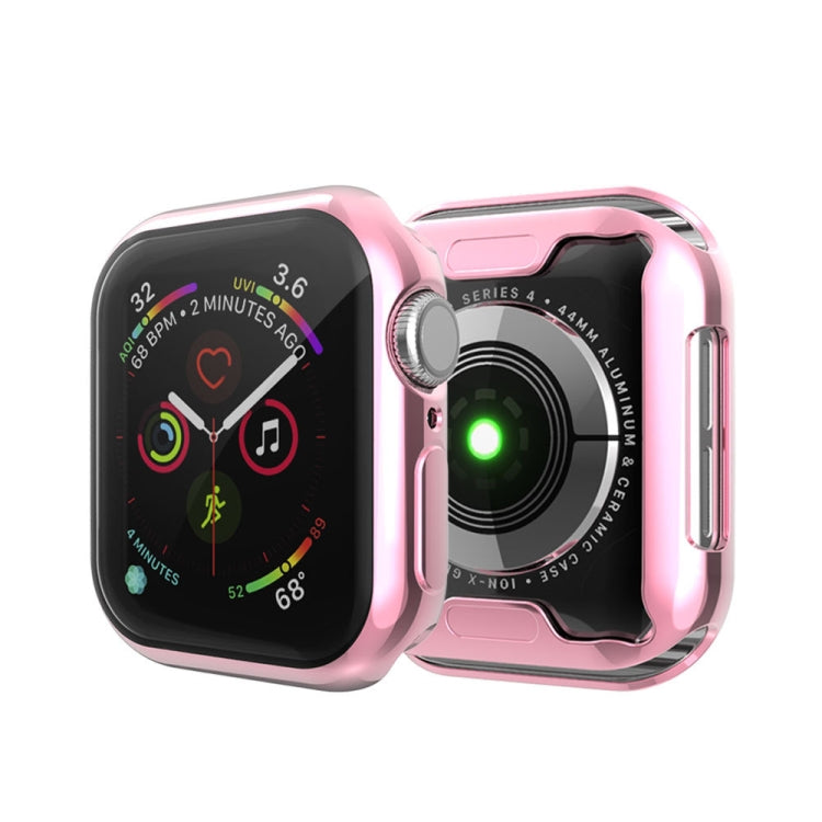 Full Coverage Plating TPU Case For Apple Watch Series 6 / 5 / 4 / Watch SE 40mm, For Series 5 & 4 40mm, For Apple Watch Series 6 / 5 / 4 / Watch SE 40mm