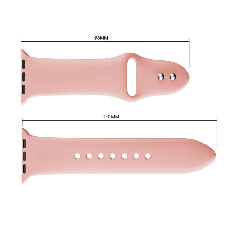 Double Rivets Silicone Watch Band for Apple Watch Series 3 & 2 & 1 42mm, Apple Watch 42mm