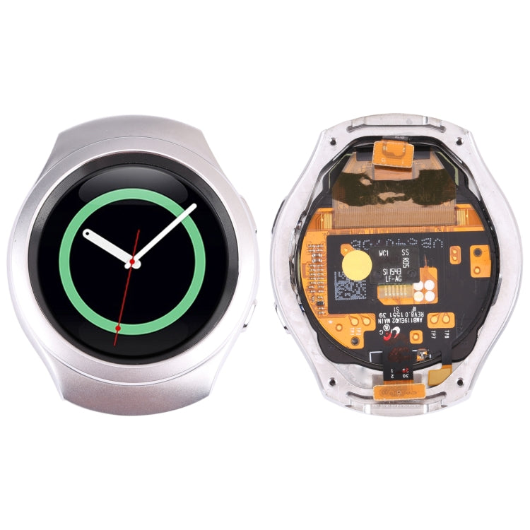 LCD Screen and Digitizer Full Assembly With Frame for Samsung Galaxy Gear S2 SM-R720, For Samsung Galaxy Gear S2(Black), For Samsung Galaxy Gear S2(White)