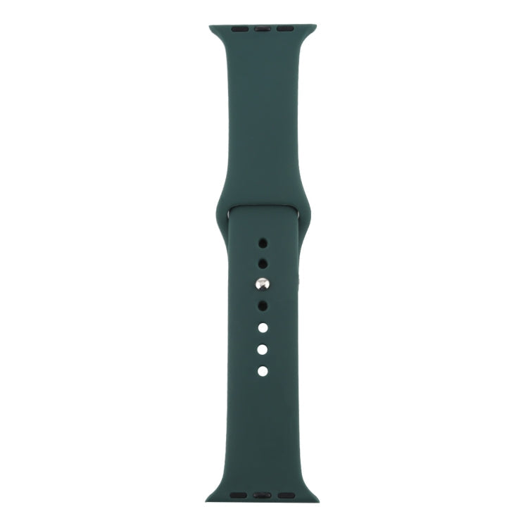 For Apple Watch Series 7 41mm / 6 & SE & 5 & 4 40mm / 3 & 2 & 1 38mm Silicone Watch Band, For Apple Watch Series 7 41mm / 6 & SE & 5 & 4 40mm / 3 & 2 & 1 38mm