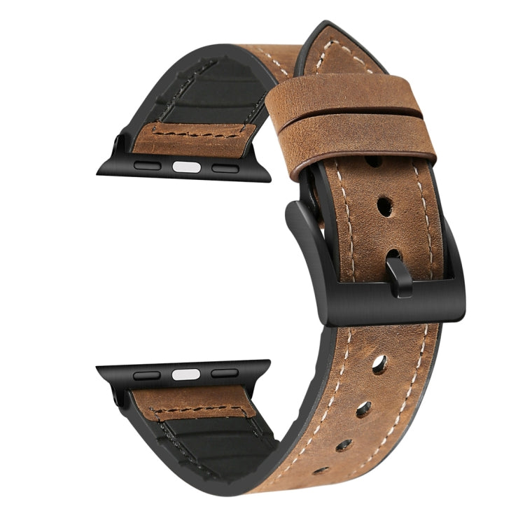 Crazy Horse Texture TPU Watch Band for Apple Watch Series 3 & 2 & 1 42mm, 42mm