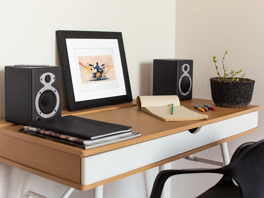 Abstract Drum Player Wall Art