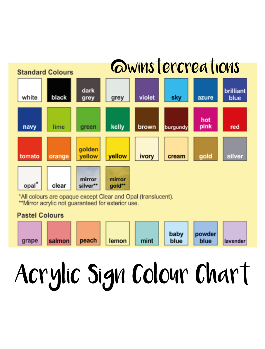 Custom Own Design Business Or House Name Opaque Number High Quality Acrylic Outdoor Or Inside Sign Including Fixtures & Standoffs