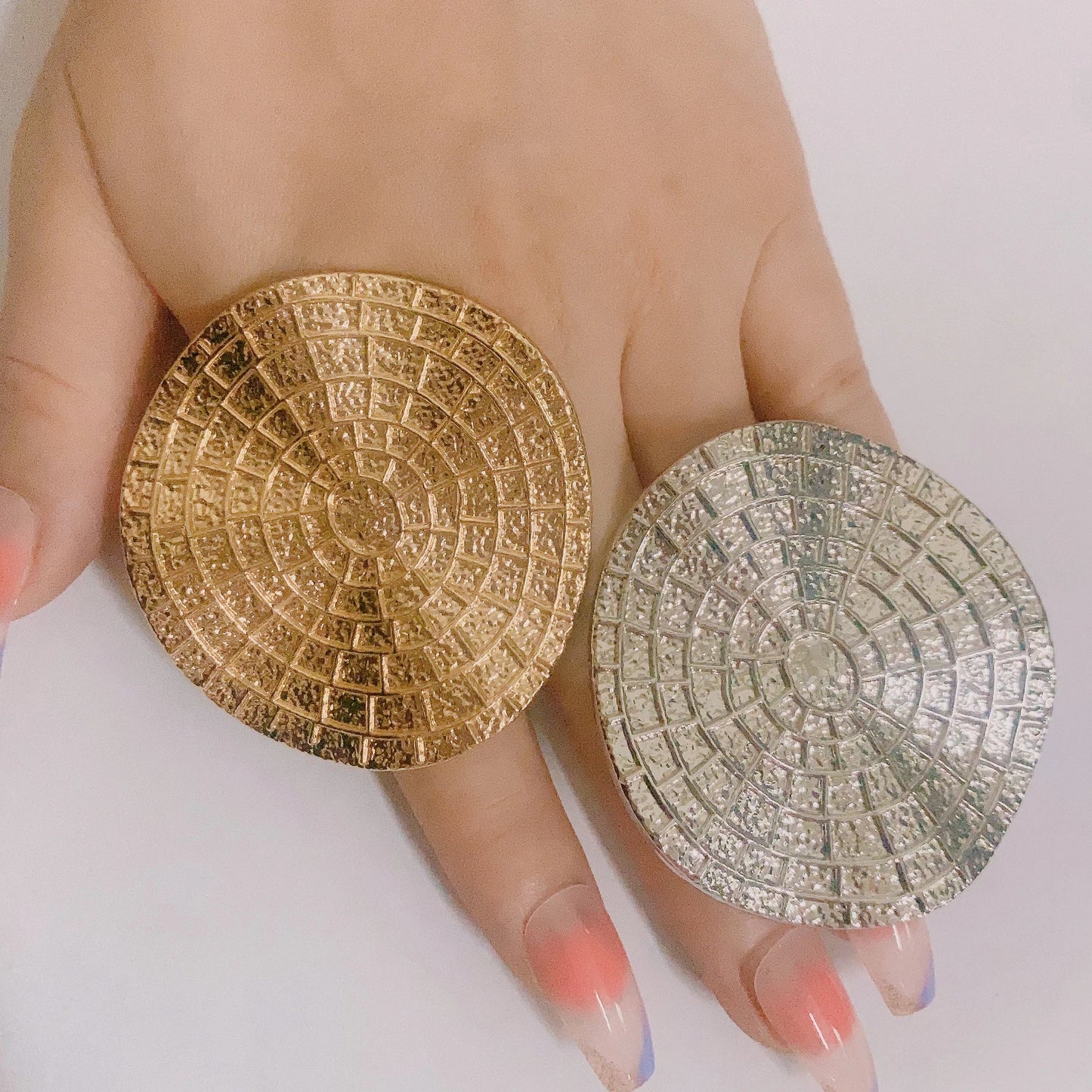 Rings For Women Big Gold Plated Ring Assorted Elements and Shapes Jewelry Sets Accesorios Gift Free Shipping Adjustable Size YLL