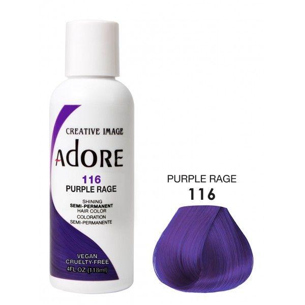 Adore Semi Permanent Hair Dye Colour - Vibrant, Ammonia-Free Colour & Shine for All Hair Types 118ml