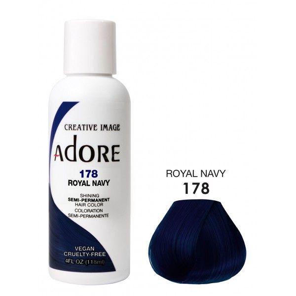 Adore Semi Permanent Hair Dye Colour - Vibrant, Ammonia-Free Colour & Shine for All Hair Types 118ml