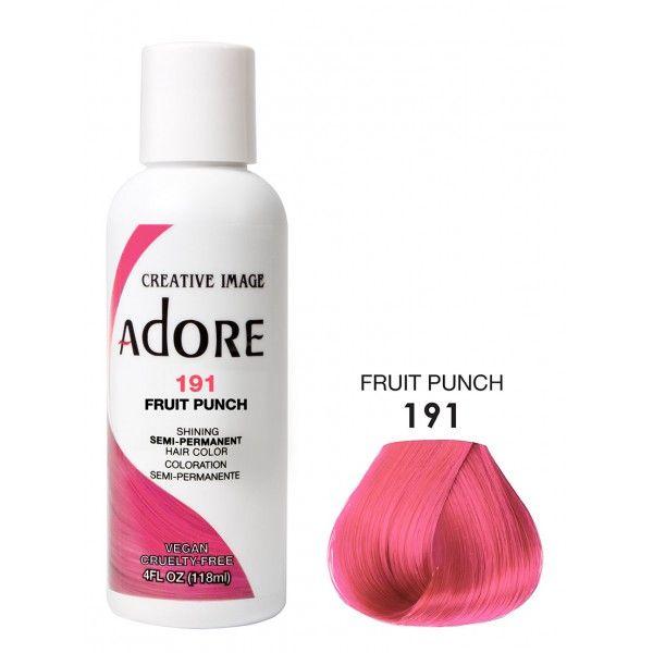Adore Semi Permanent Hair Dye Colour - Vibrant, Ammonia-Free Colour & Shine for All Hair Types 118ml
