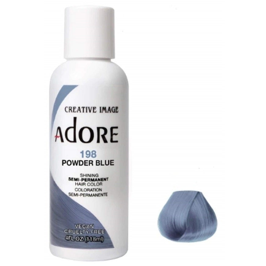 Adore Semi Permanent Hair Dye Colour - Vibrant, Ammonia-Free Colour & Shine for All Hair Types 118ml