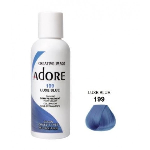 Adore Semi Permanent Hair Dye Colour - Vibrant, Ammonia-Free Colour & Shine for All Hair Types 118ml