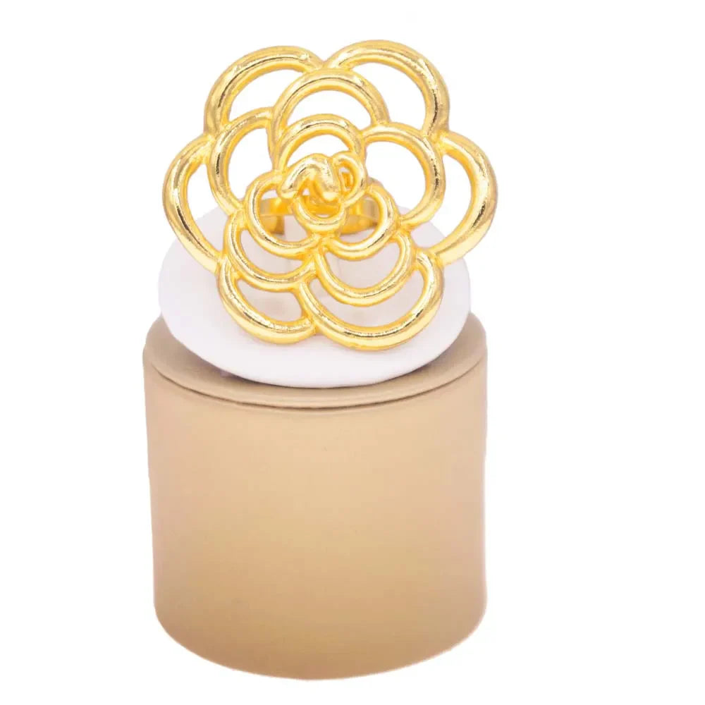 Rings For Women Big Gold Plated Ring Assorted Elements and Shapes Jewelry Sets Accesorios Gift Free Shipping Adjustable Size YLL