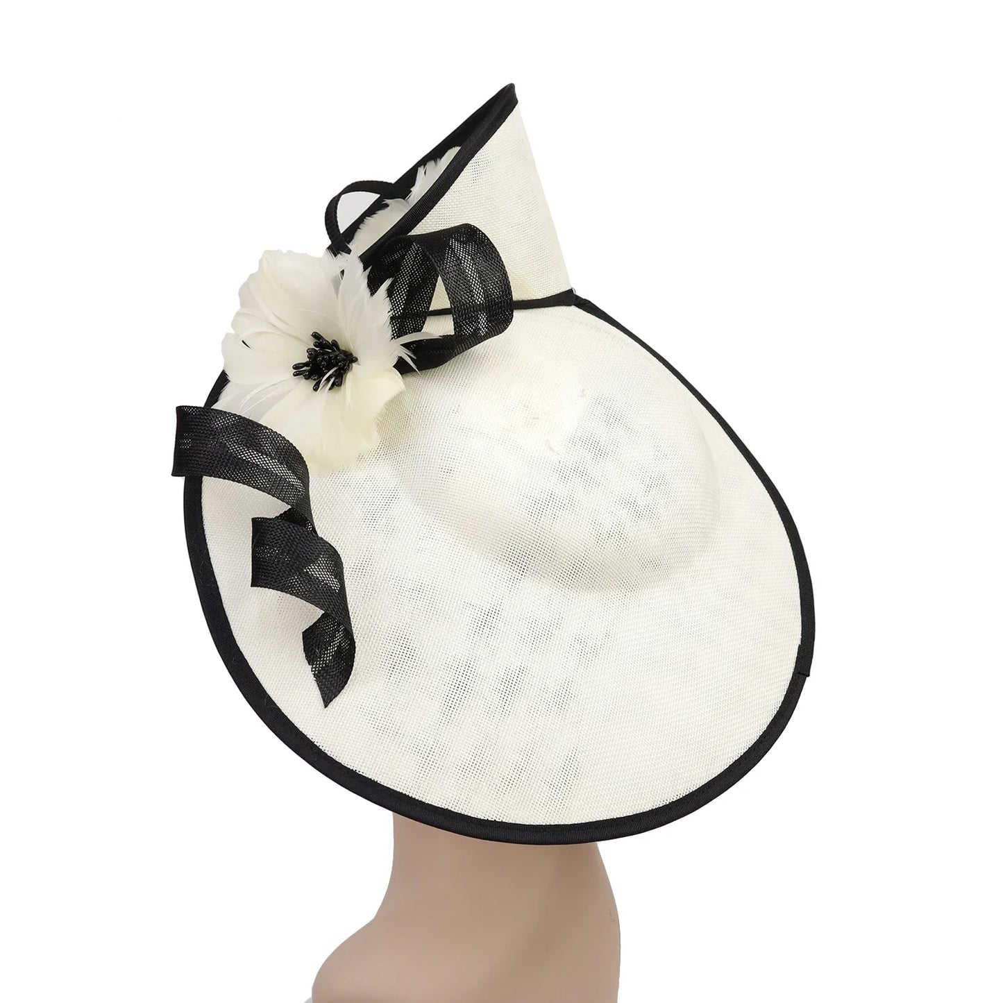 Christmas Sinamay Fascinator Perfect Wedding Hat Unique Derby Party Hat Fashion Church Hats Bride Headband Fascinators for Women