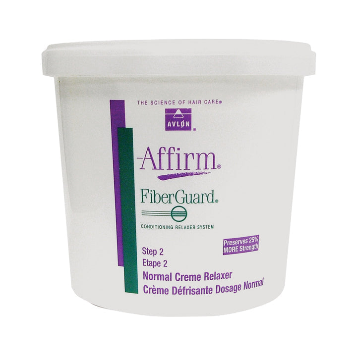 Affirm FiberGuard Creme Relaxer - Step 2 - Professional Hair Strengthening & Smoothing