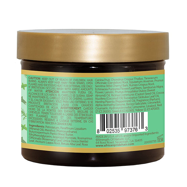 African Pride Peppermint, Rosemary & Sage Strengthening Balm 4oz