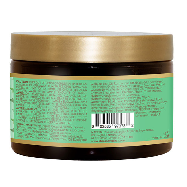 African Pride Peppermint, Rosemary & Sage Strengthening Masque 12oz