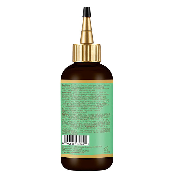 African Pride Peppermint, Rosemary & Sage Strengthening Oil 4oz