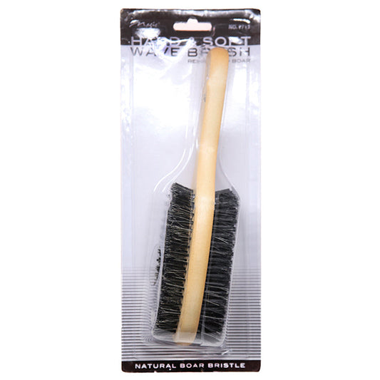 Magic Collection Hard & Soft Wave Brush (No.7713) for Superior Wave Definition & Training for All Hair Types