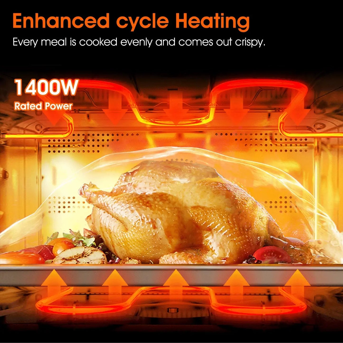 Air Fryer, 6QT Airfryer Oven with Viewing Window Oilless Cooker