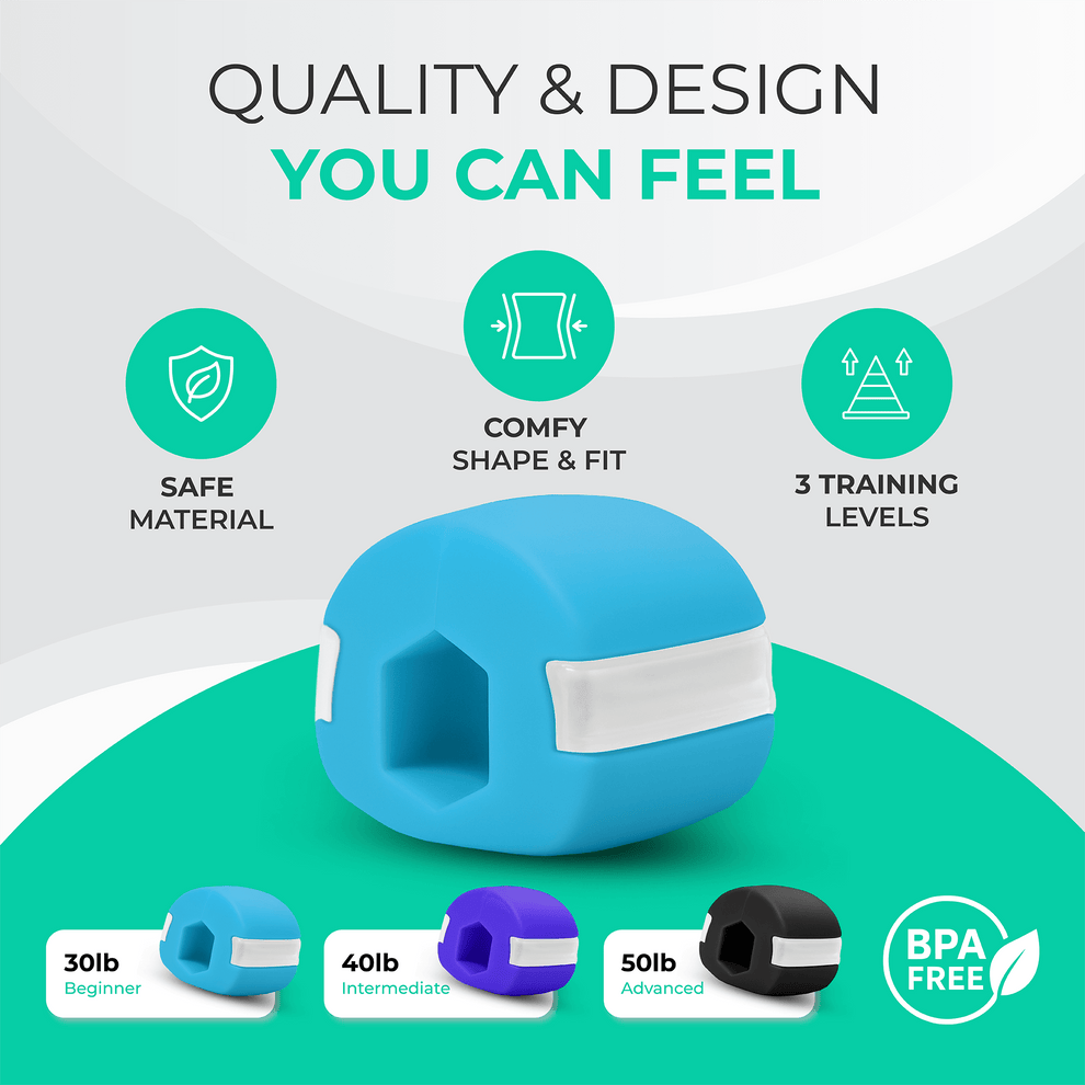 Jaw Exerciser & Muscle Trainer (3 Levels)