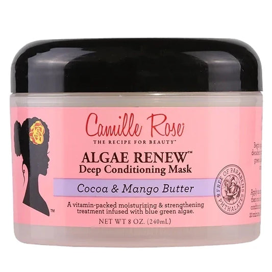 Camille Rose Algae Renew Deep Conditioning Mask Nourishing & Repairing for Dry & Damaged Hair 8 oz