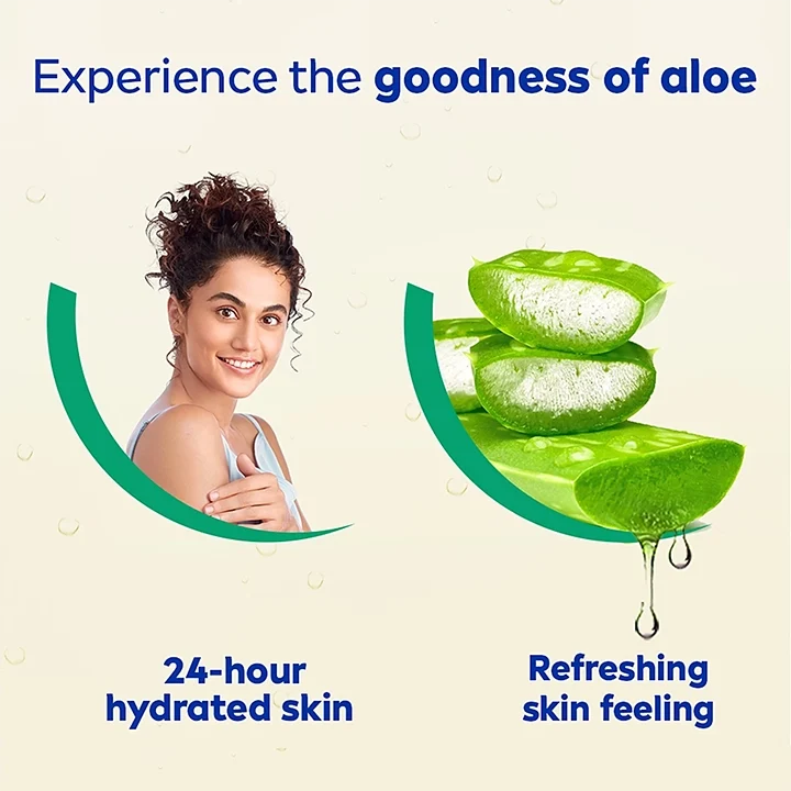 Nivea Aloe & Hydration Body Cream Soothing Hydration for All Skin Types 400 ml/13.53 oz