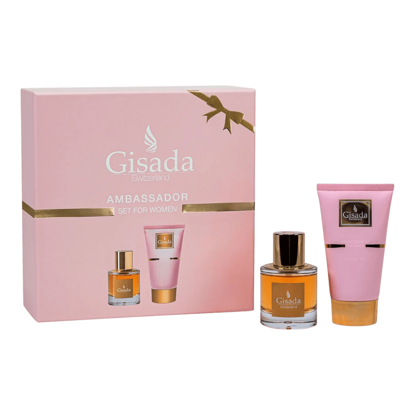 Gisada Ambassador Women Gift Set 50ml EDP + 100ml Shower Gel Women's Fragrance