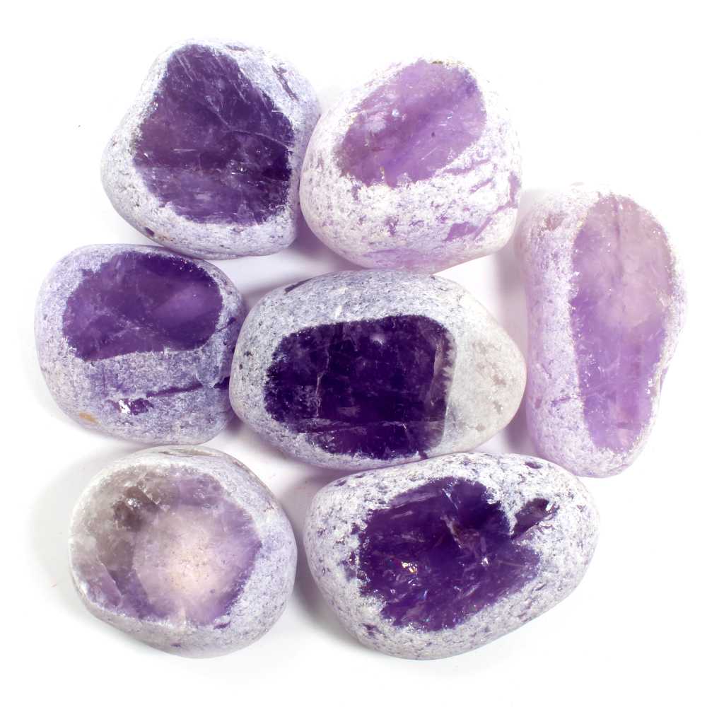 Amethyst Dragons Egg Healing Crystals