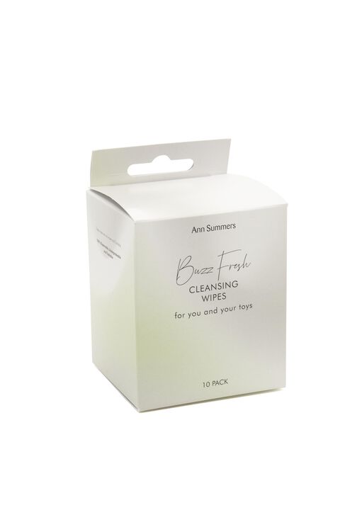 Ann Summers Buzz Fresh Cleansing Wipes - Dispersible, Biodegradable, Flushable