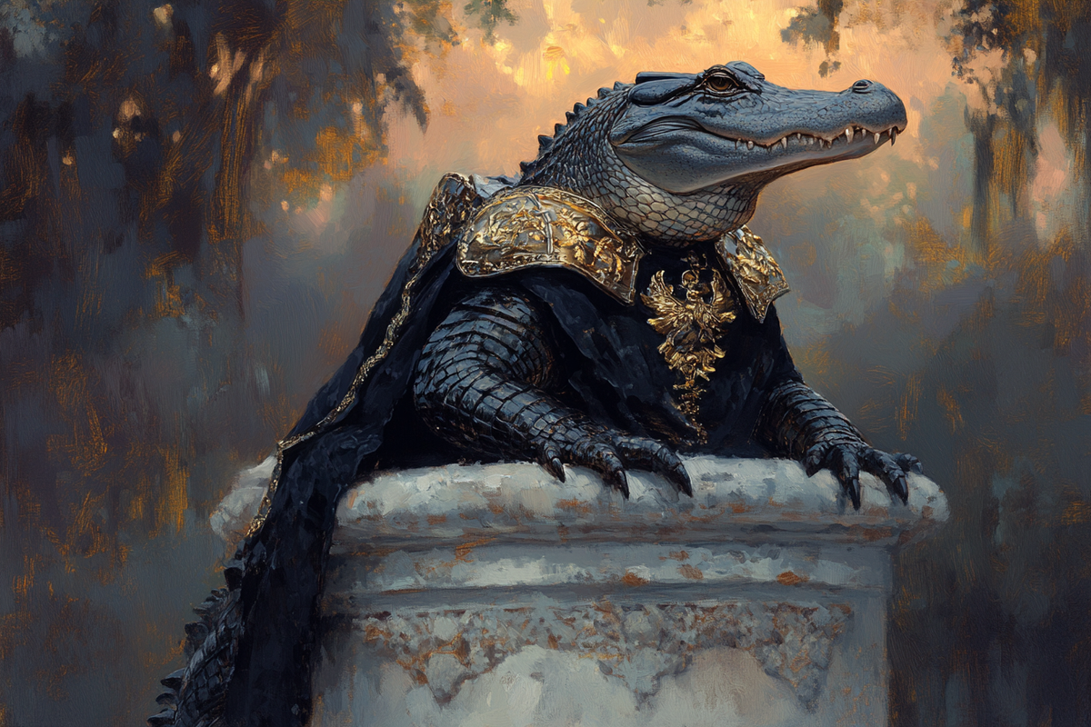 Armoured Alligator Blanket