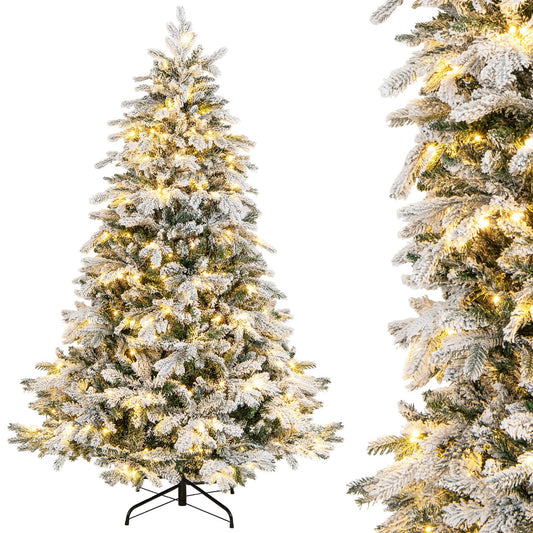 Artificial Xmas Tree Flocked Christmas Tree with Branch Tips-M