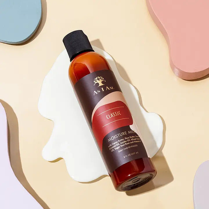 As I Am Moisture Milk deeply hydrates and softens for natural curls & coils 8 oz