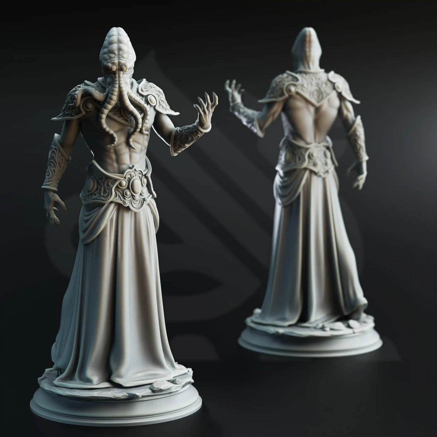 Ascended Flayers of Hendrak - 3D Printed Monster Miniature
