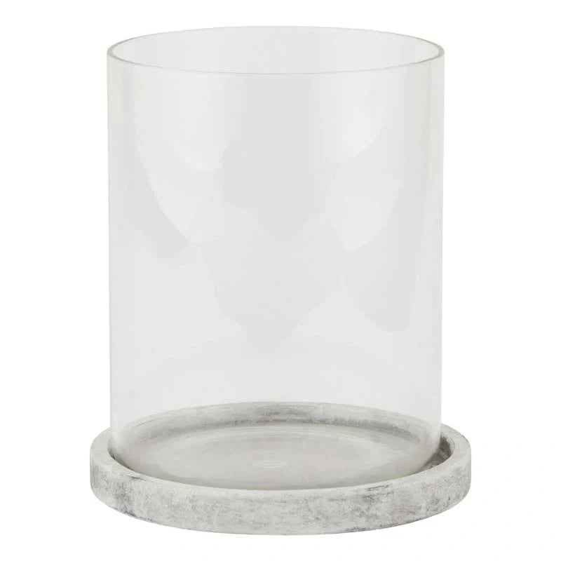 Athena Stone Hurricane Lantern Large