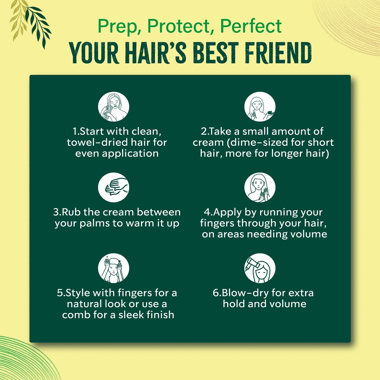 Vatika Naturals Hair Cream - Refreshing Scalp & Healthy Hair for All Hair Types (210ml/7.1 oz)