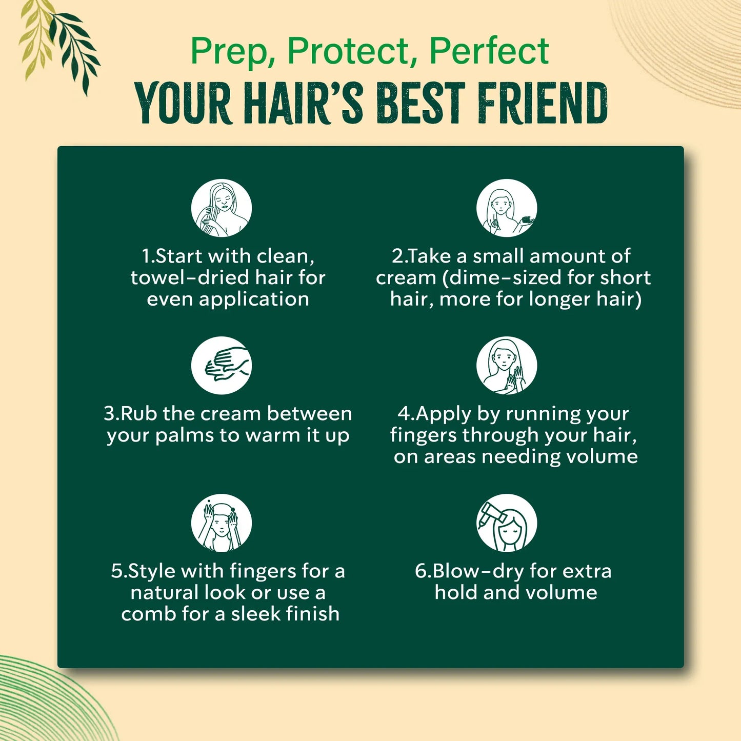 Vatika Naturals Hair Cream Extreme Moisturizing for Dry & Frizzy Hair (210ml/7.1 oz, Almond)