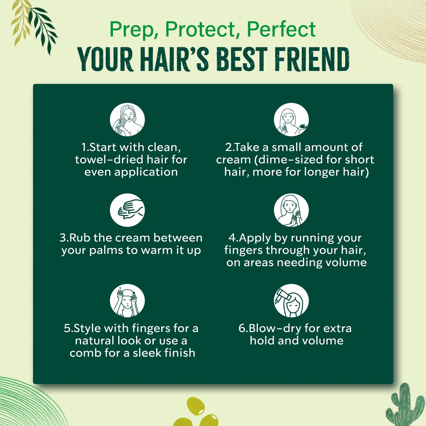 Vatika Naturals Hair Cream Anti-Breakage for Stronger, Healthier Hair 210ml/7.1 oz