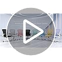 naspaluro Office Chair Ergonomic Desk with 90° Flip-up Armrest Lumbar Support, Height Adjustable Chair, Executive Swivel Computer Padded Seat Cushion for Home/Office