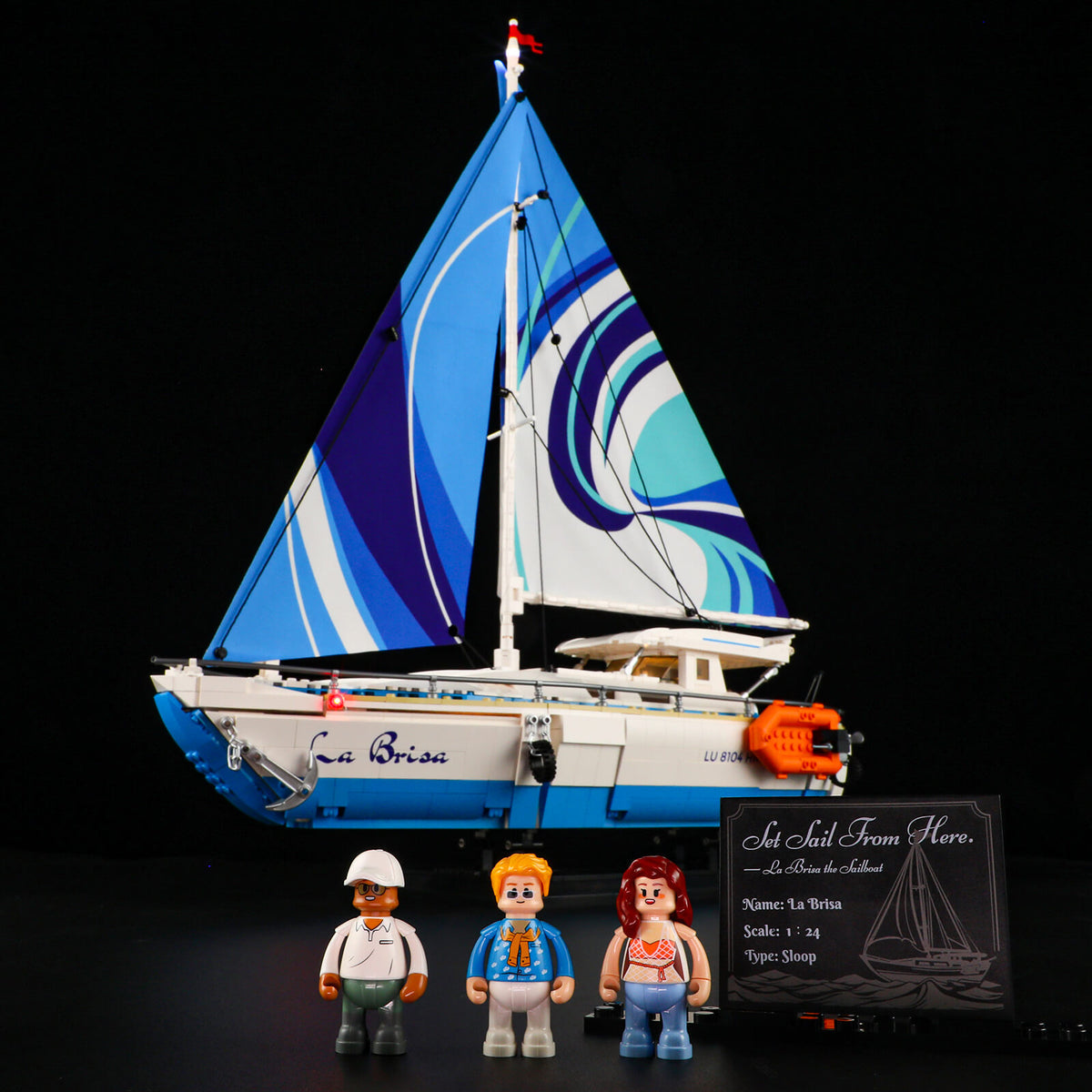 LUMIBRICKS - FUNWHOLE The Sailboat: La Brisa F9074