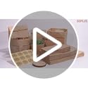 G2PLUS 100 Medium Brown Kraft Paper Bags - 13x8x24 CM Candy Favor Bags with Stickers for Snack, Birthday, Wedding and Party