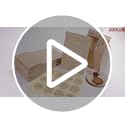 G2PLUS 50 PCS Brown Paper Bags - Small 9x6x18 CM Kraft Candy Bags with Stickers for Snack, Birthday, Wedding and Easter Xmas Party