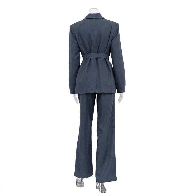 Tailored Blazer & Trousers Co-ord Set - Grey